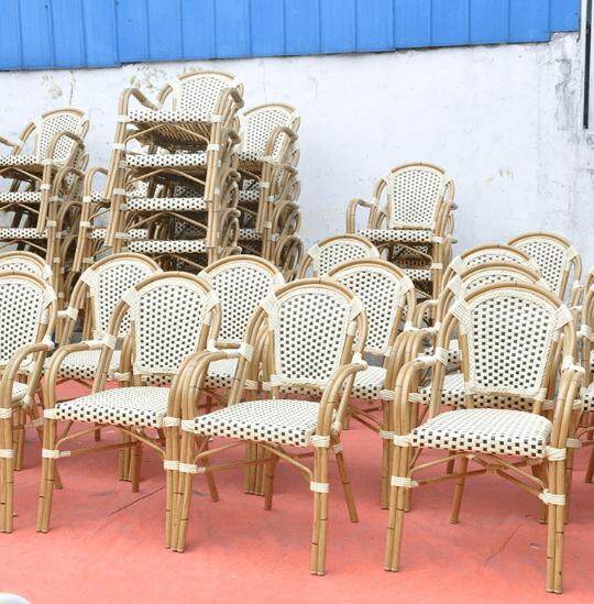 How to Stack the Stackable Rattan Chair?