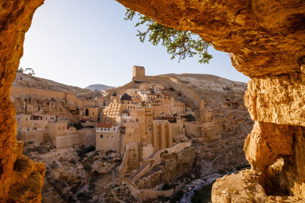 Monastery in the Judean Wilderness where Jesus was tempted
