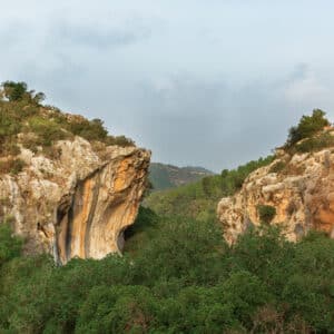 Panoramic view from Mount Carmel, Israel