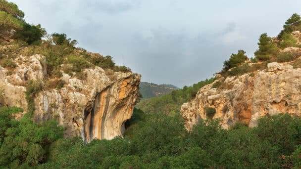 Panoramic view from Mount Carmel, Israel