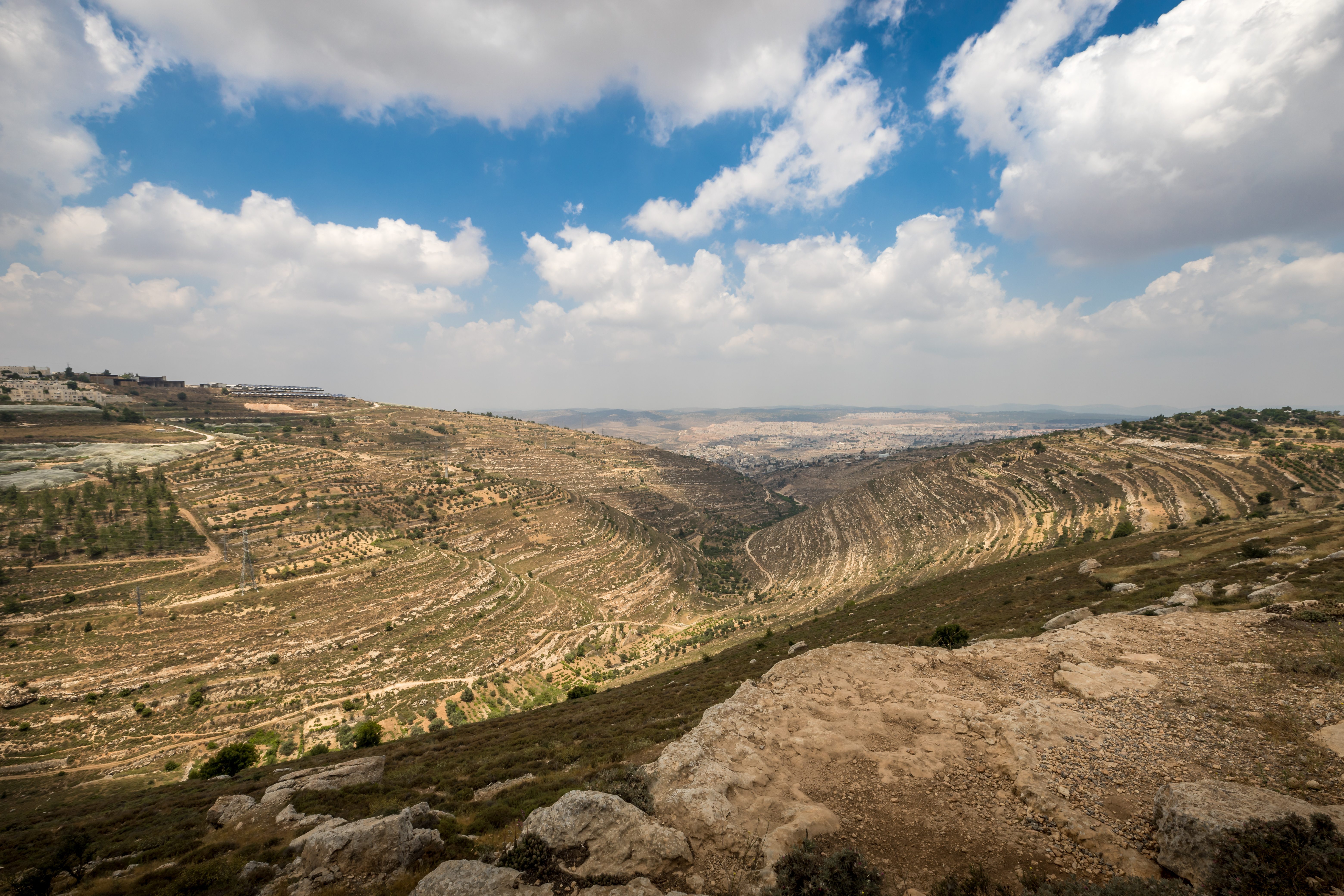 Hills along Way of the Patriarchs