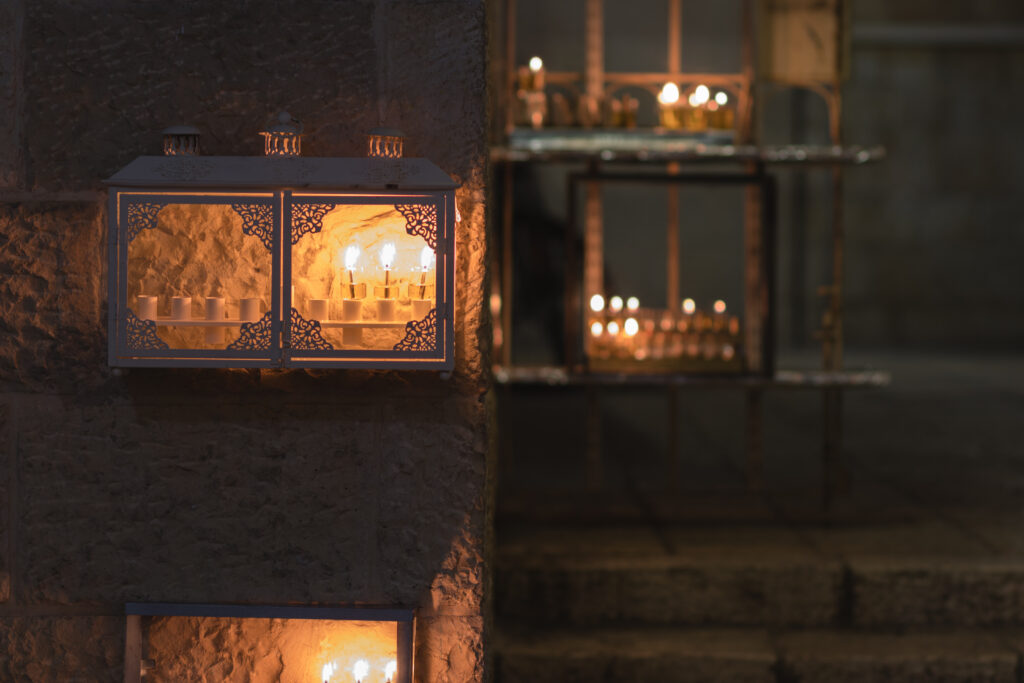 lights in the old city of jerusalem, kingdom of priests