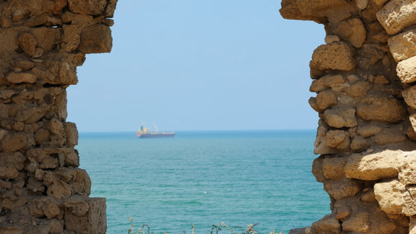 Ruins in Ashkelon, one of the five Philistine cities