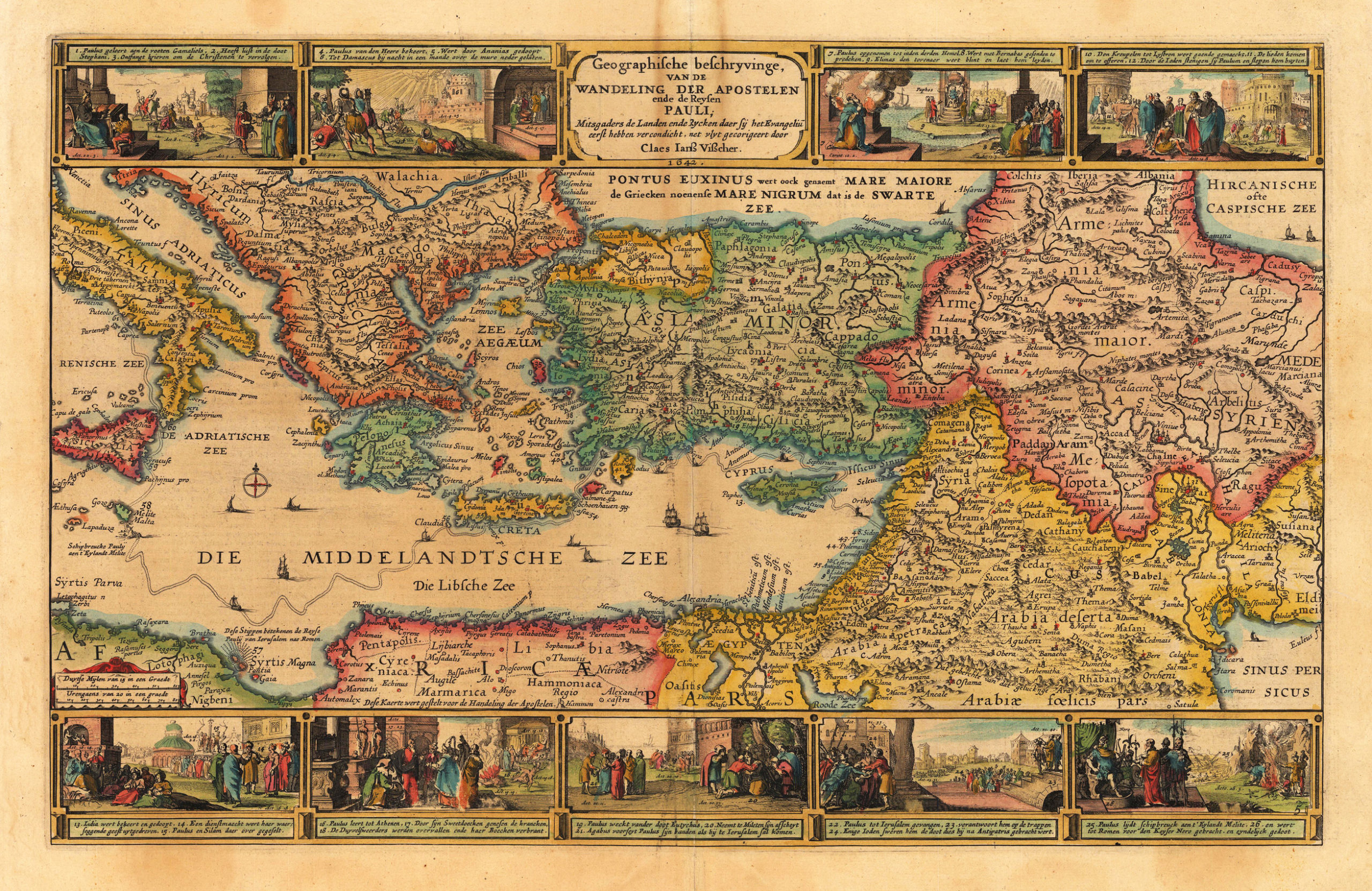 holy land old map