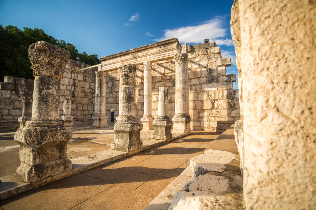 Archeological ruins in Israel