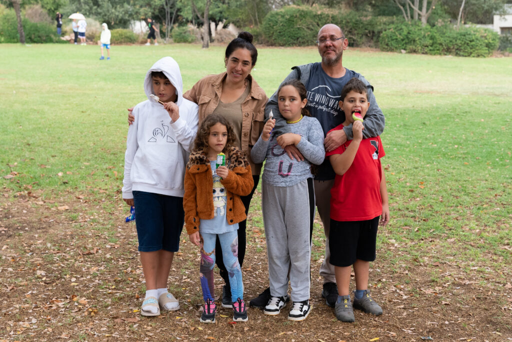 Displaced Israeli family hosted by FIRM