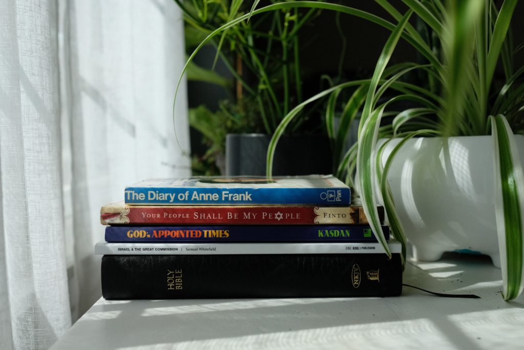 stack of books