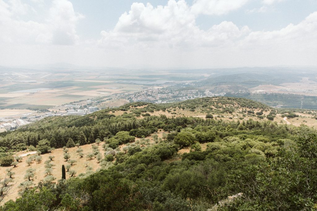 view of a valley in israel