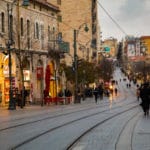 Jewish people on Jerusalem Street