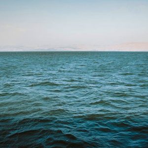 water on the sea of galilee