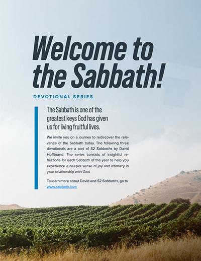 Welcome to the Sabbath