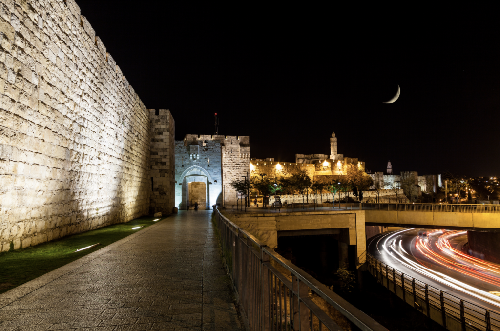 jerusalem at night