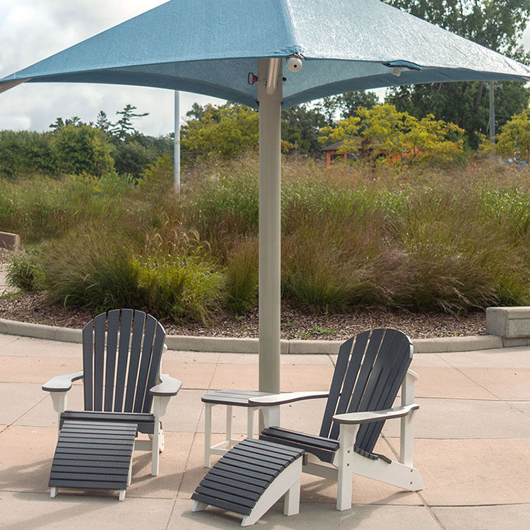 Hdps Muskoka Polywood Resin Foldable Outdoor Garden Beach Adirondack Chair